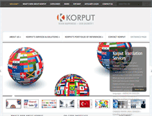 Tablet Screenshot of korput.com